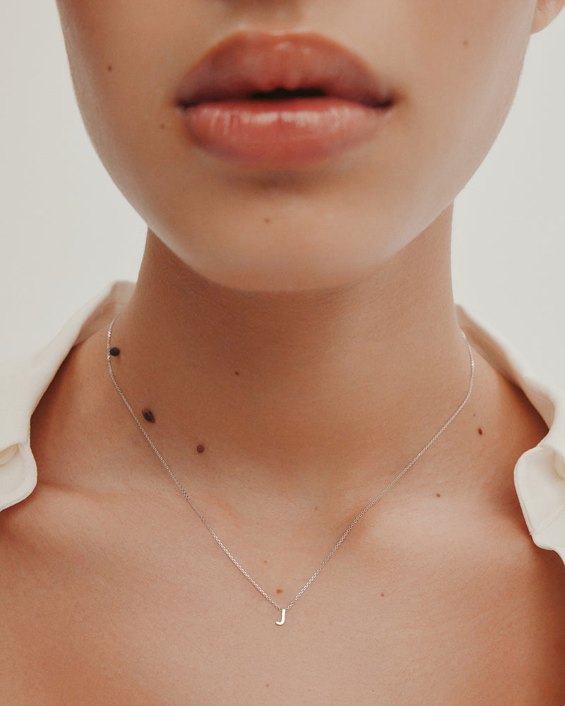 The Petite Letter Necklace by Sarah & Sebastian