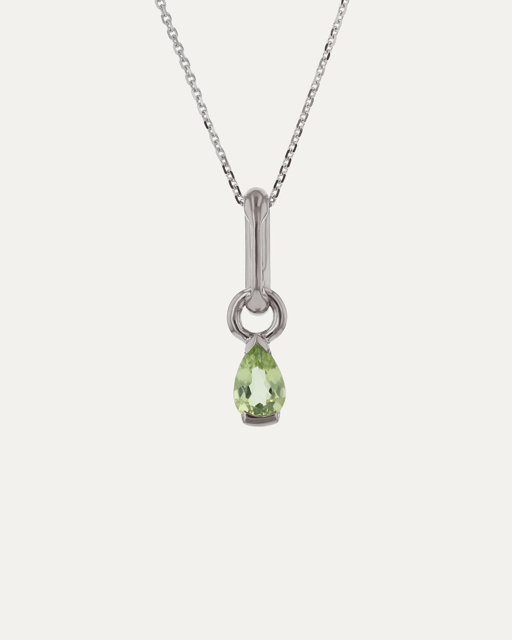Petite Peridot Carabiner Charm
