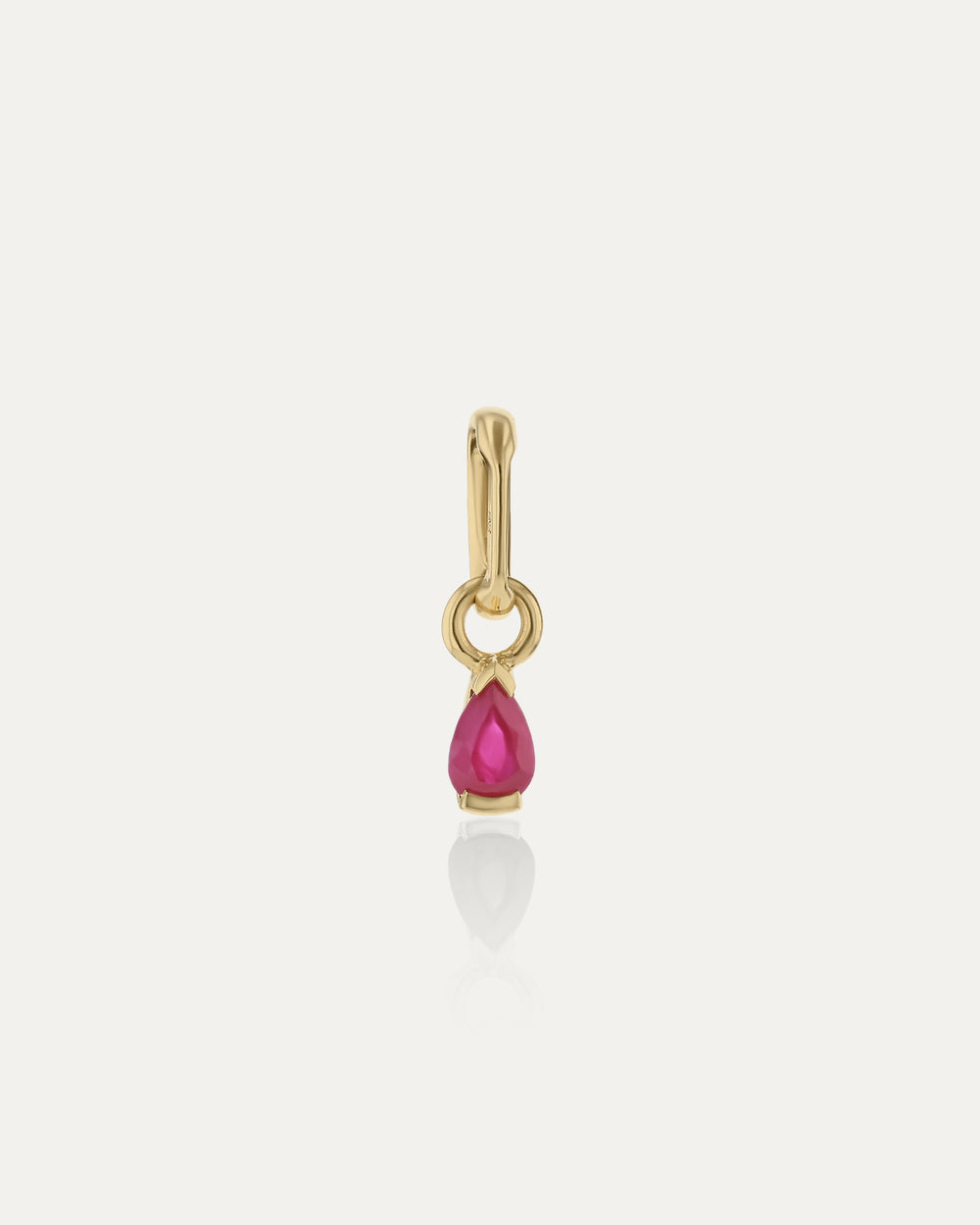 Petite Ruby Carabiner Charm