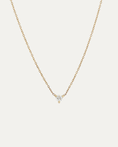 The Petite Diamond Birthstone Necklace